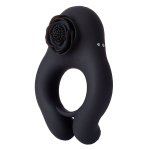 Черное эрекционное кольцо 4,2см с пультом ДУ BeYourLover Abe BJ558A