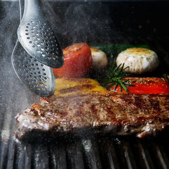 Гриль электрический контактный Kamille KM 6727 с антипригарным покрытием