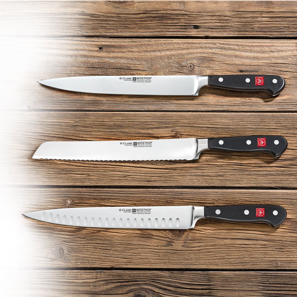 Нож кухонный для мяса 23см Wuesthof Classic Германия фото