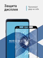 Защитное стекло ROSCO для Samsung Galaxy A9 (2018) оптом (арт. SS-A9(8)-FSP-GLASS-BLACK)