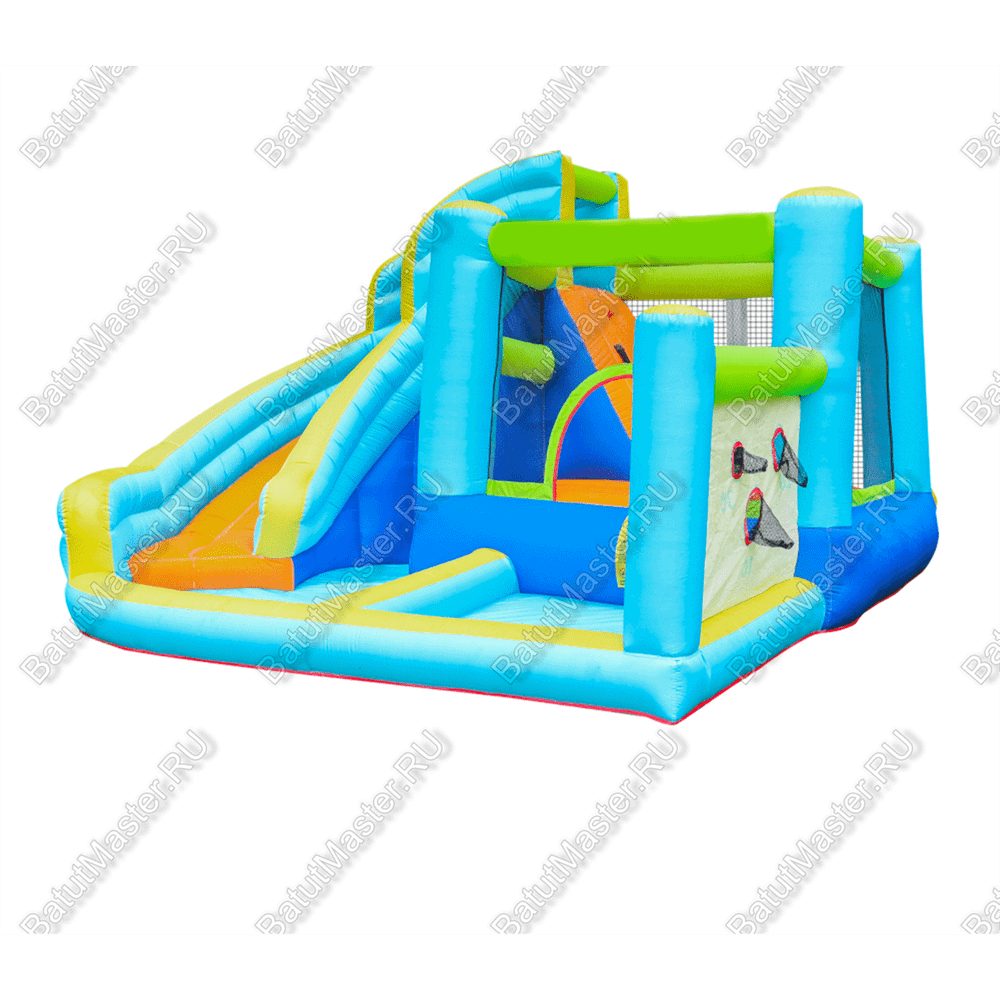 Батут домашний "Водная горка 2" 4,5*4*2,6 м