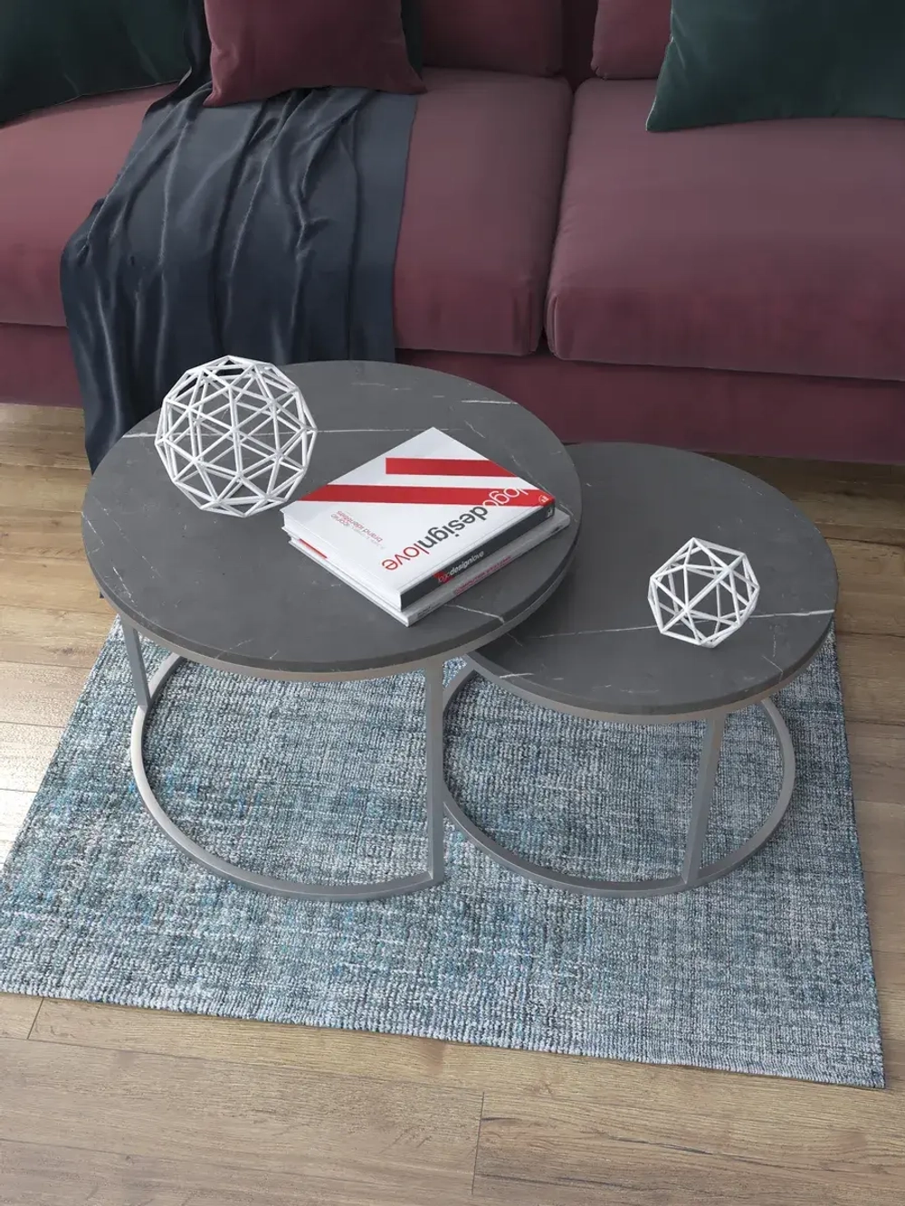 Комплект журнальных столов Акцент - СЧ - МДФ в ПВХ