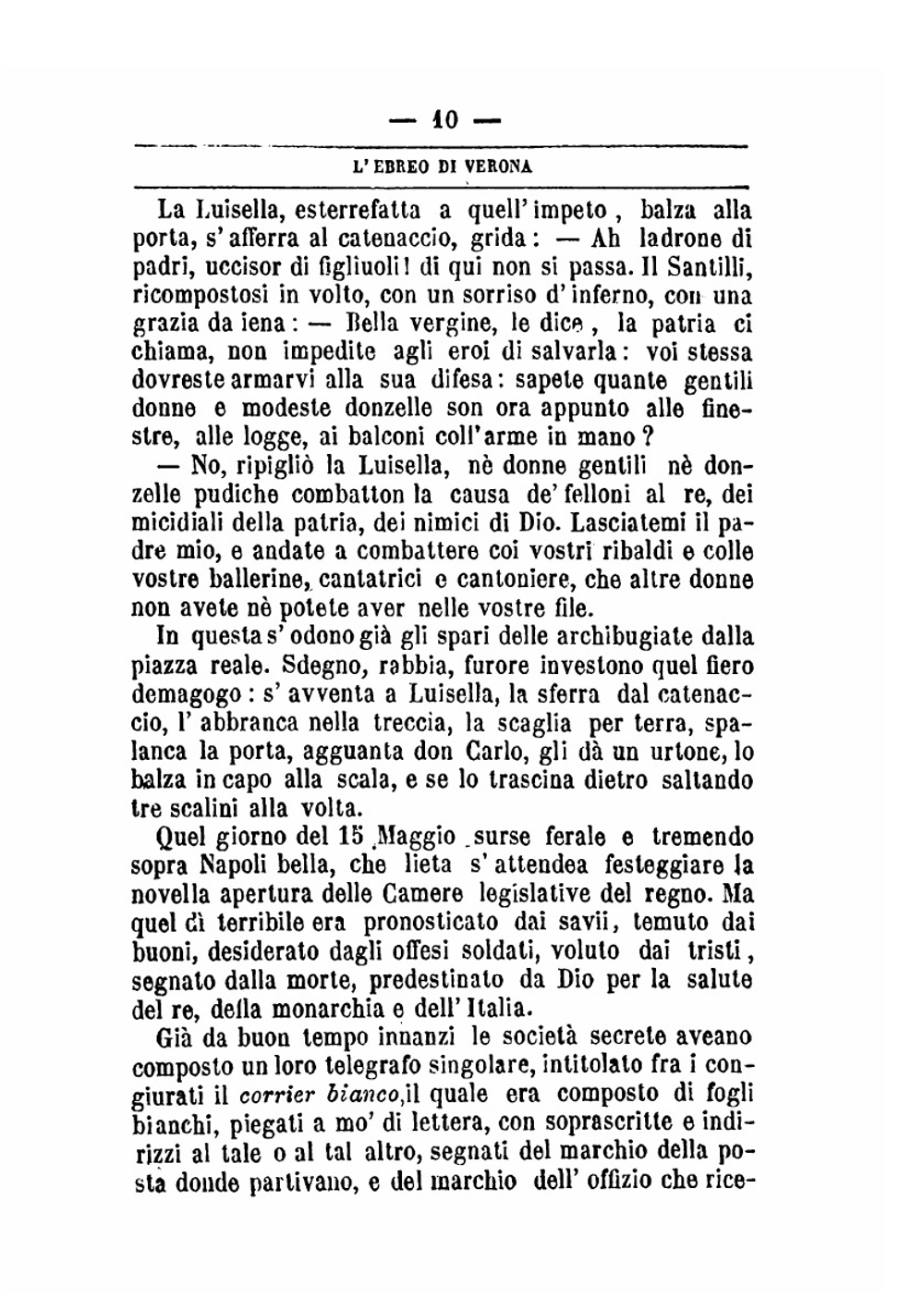L'ebreo di Verona. Racconto storico dall'anno 1846 al 1849. Volume 4-6 | Antonio Bresciani