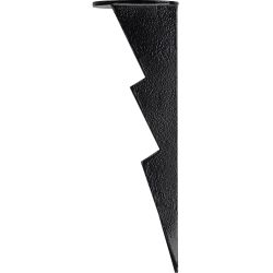 Держатель грунтовый ЭРА ДГ-02 для прожекторов и ландшафтных светильников черный для крепления в грунт | Аксессуары для прожекторов