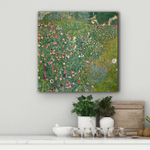 Картина для интерьера "Итальянский садик", художник Климт, Густав, печать на холсте