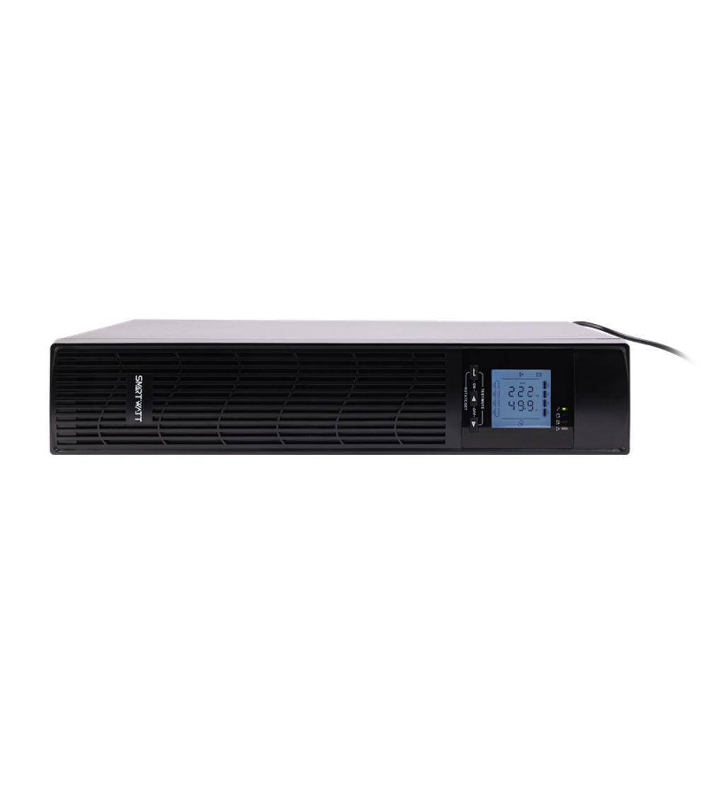 SMARTWATT линейно-интерактивный SIN, 1000/800 ВА/Вт, стоечный/напольный, LCD дисплей, IEC C13 - 3 шт., Shuko CEE7/4 - 1 шт.