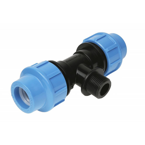 Тройник комбинированный полипропиленовый Джилекс, с наружной резьбой, 25 x 3/4" П x 25 мм