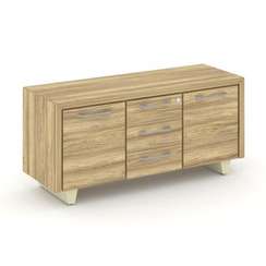 Corner Греденция большая COR.GRB Гикори Песочный/Ваниль/Металл Ваниль 1296*450*600