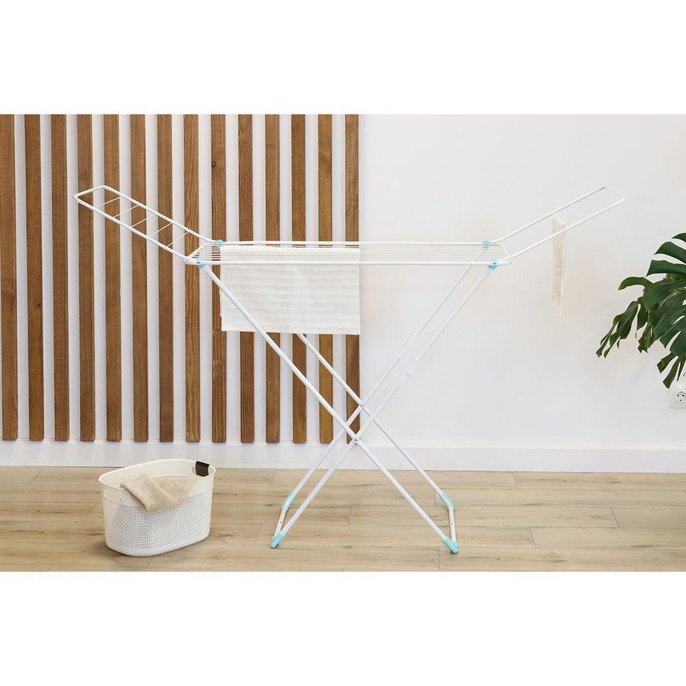 Сушилка для белья напол, 18 м, 177х53.5х109 см, склад, 18 пр, 15 кг, бел, Nika, СБ1/Б