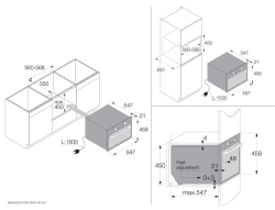 Компактный духовой шкаф Asko OCM8478G