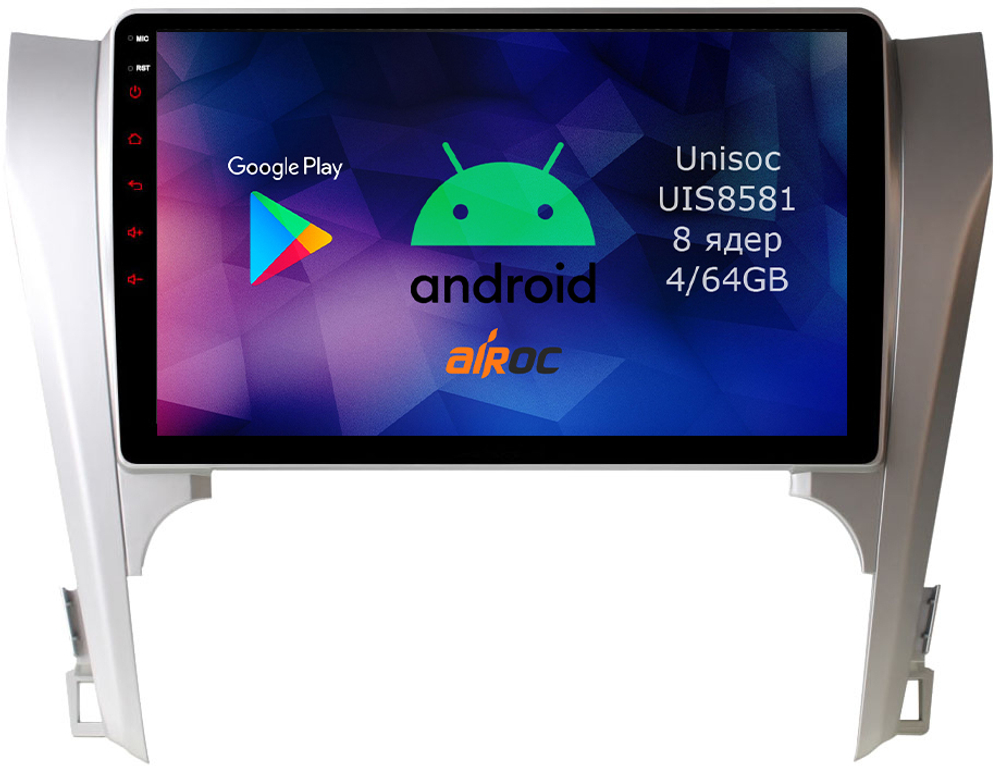 Магнитола для Toyota Camry 2011-2014 - Roximo RM-1118 Android 12, 8-ядер, 4/64Гб, SIM-слот