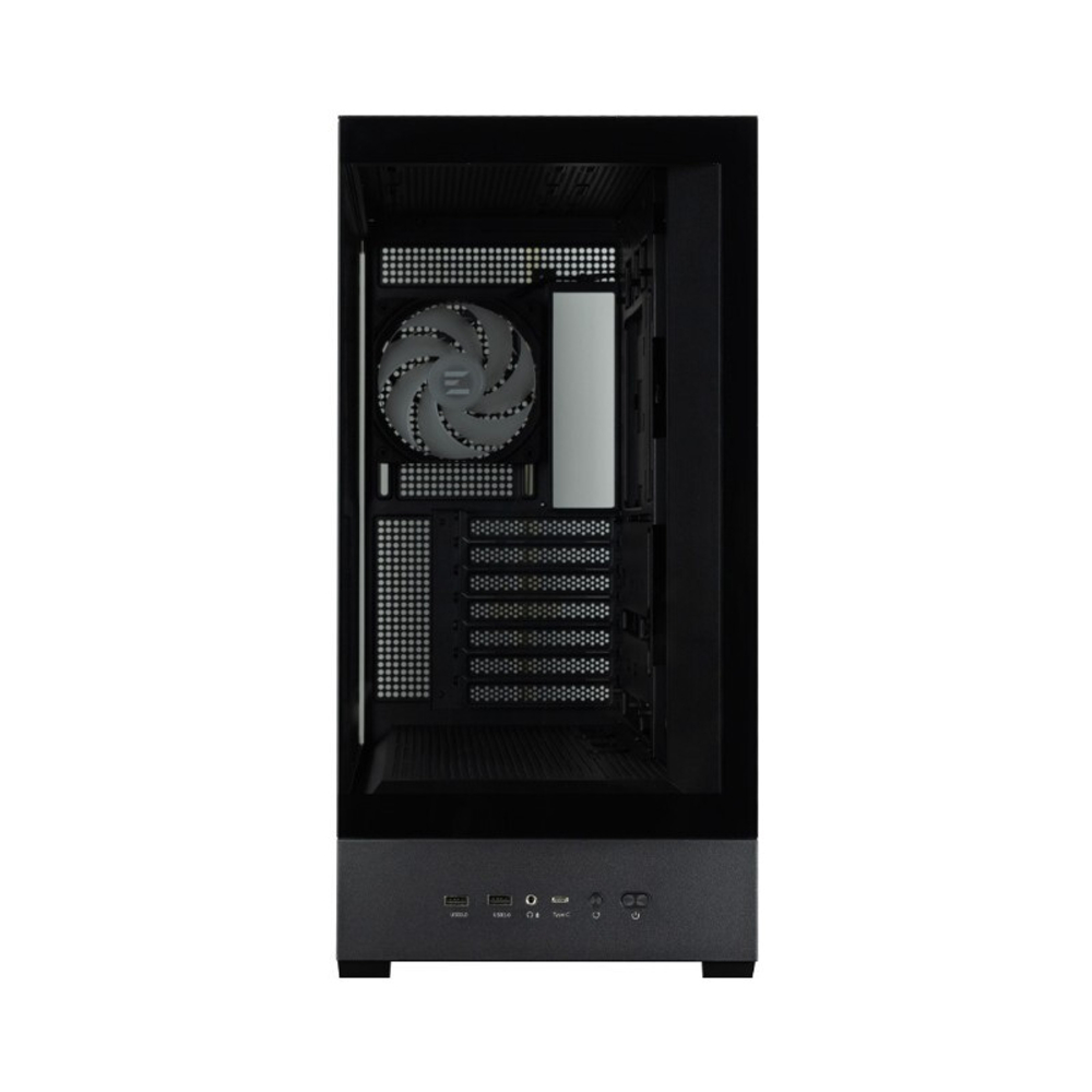 Корпус ZALMAN P40 DS, ATX, BLACK, 9.1-inch LCD