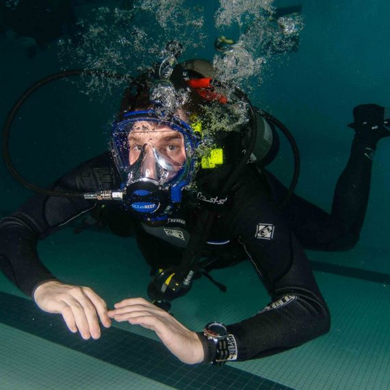 Полнолицевая маска Oceanreef Space G.Divers белый