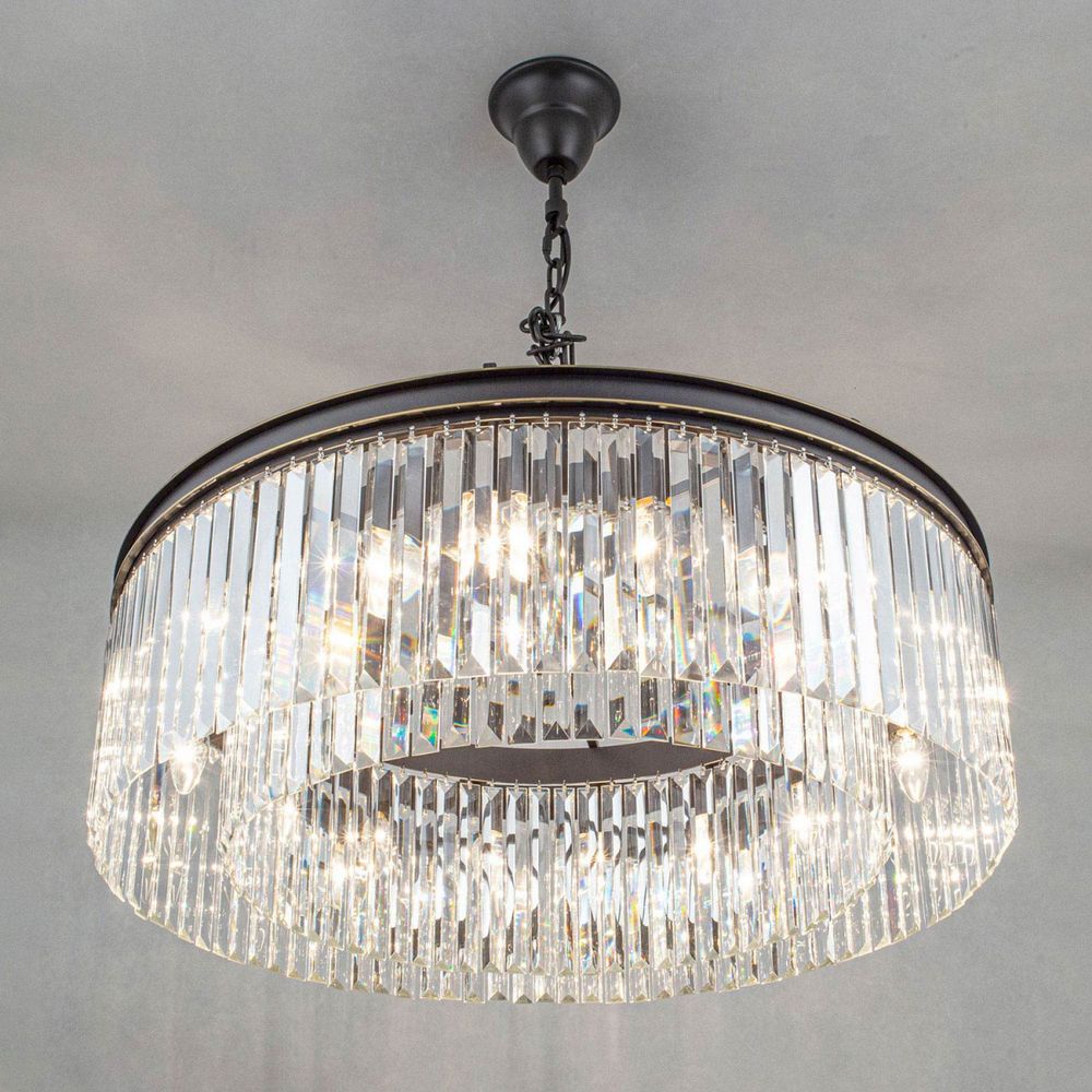 Citilux Мартин CL332161 Люстра хрустальная подвесная Прозрачная