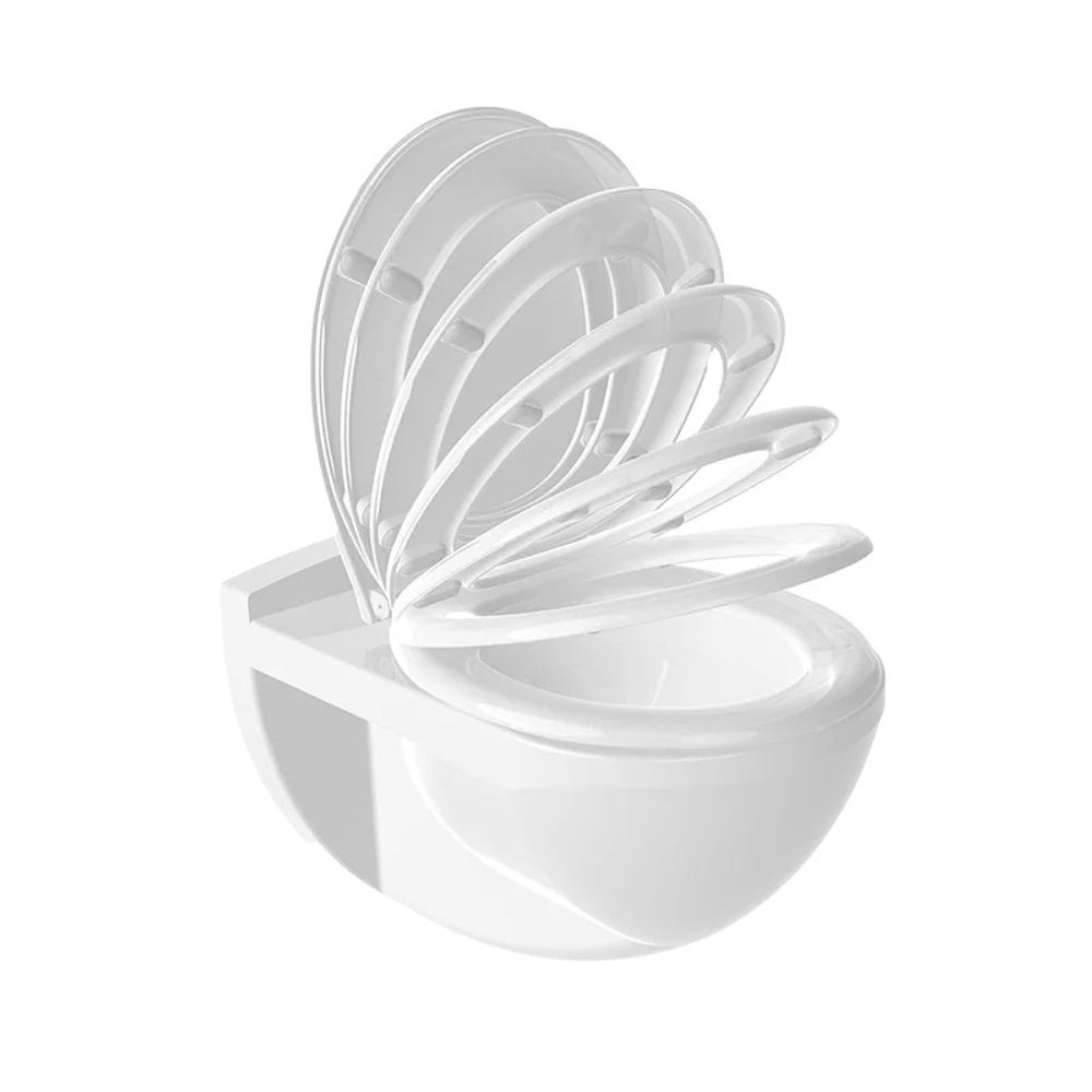 Крышка для унитаза с микролифтом  ОРИО (10/1шт)