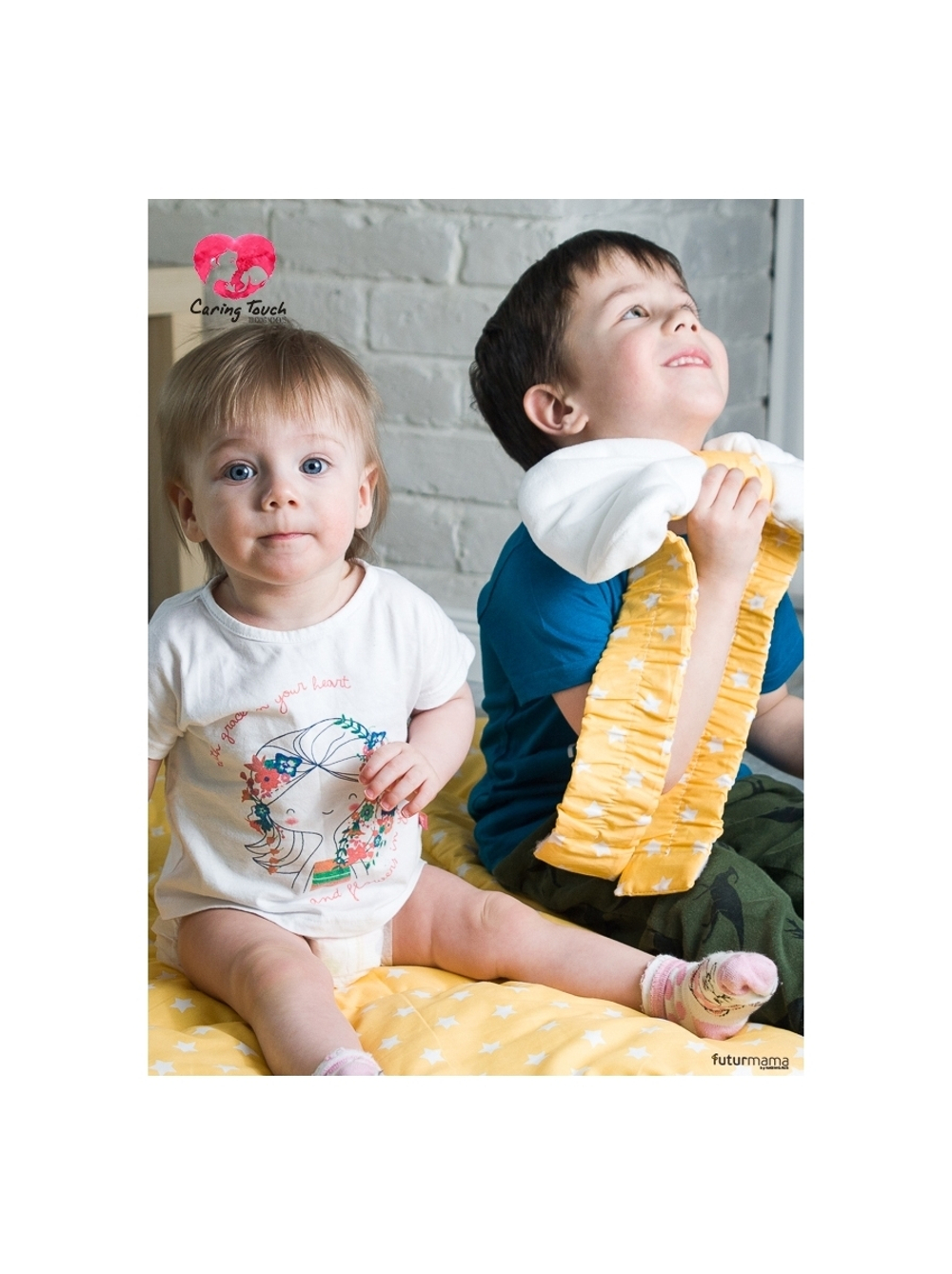Одеяло на выписку Futurmama Caring Touch Be happy