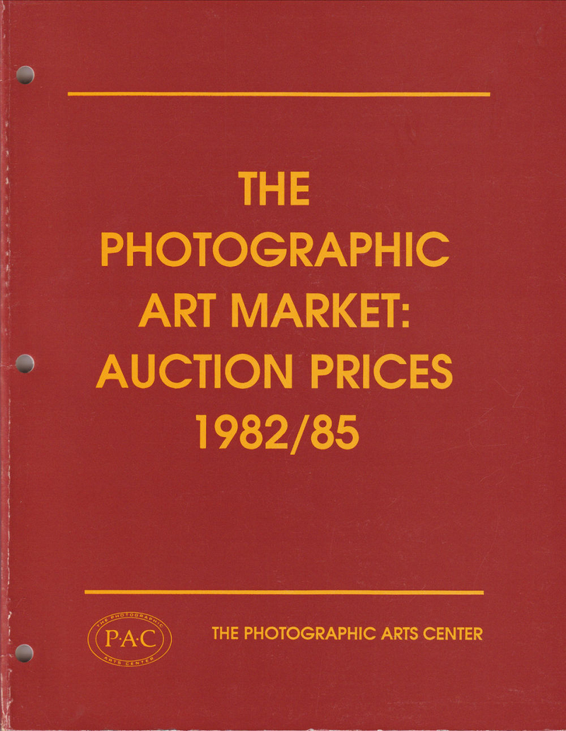 Каталог цен аукционов фотографий 1982-1985 годов