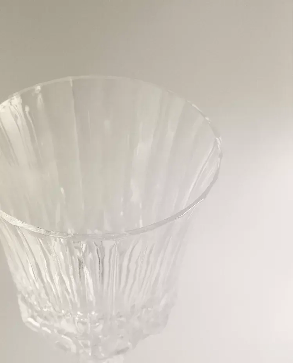 ZARA HOME БОКАЛ ИЗ ХРУСТАЛЬНОГО СТЕКЛА, ПРОЗРАЧНЫЙ