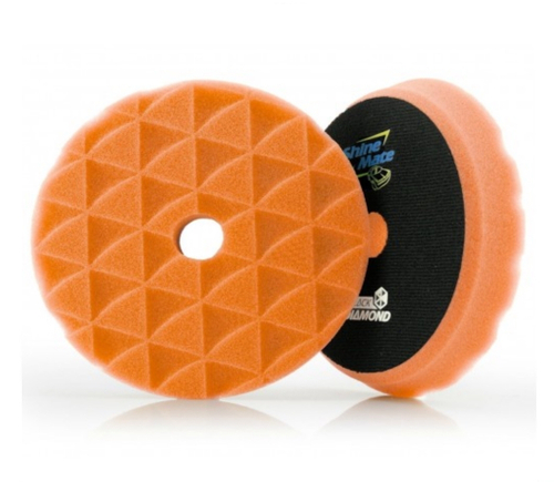 Shine Mate 34117-4 Полировальный круг диамонд (с сотами)  оранжевый 150 мм (Средней жесткости / ротор или эксце