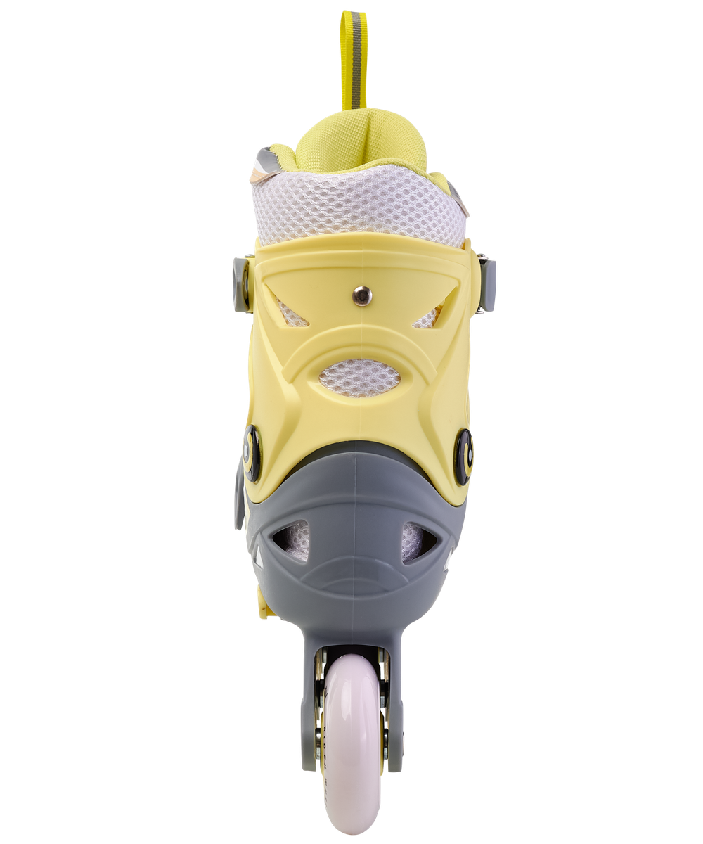 Ролики раздвижные Hop Yellow, пластиковая рама