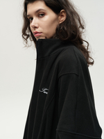 Zip-Up Sweatshirt Black