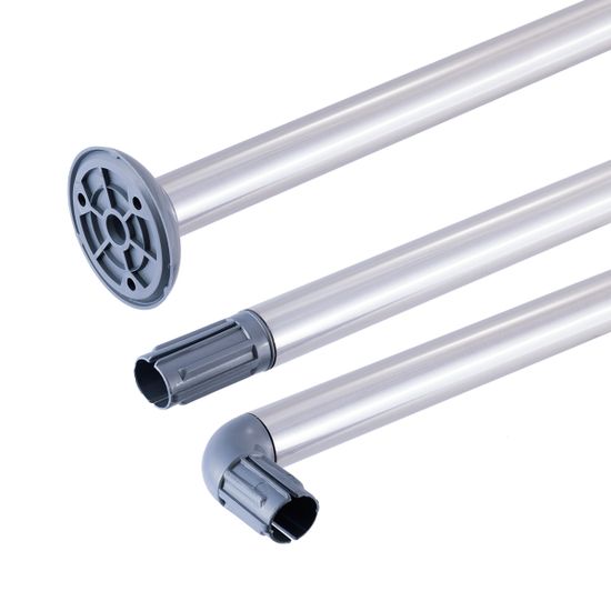 Карниз для ванной П-образный 90х90х90 см. Besser BS 0477H