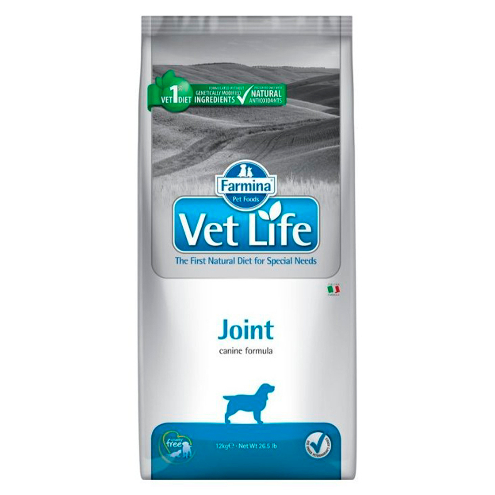 Сухой корм Farmina Vet Life Dog Joint при заболеваниях суставов для взрослых собак, 2 кг