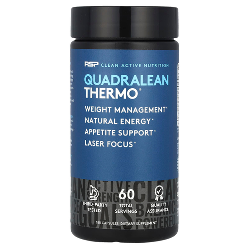 RSP Nutrition, QuadraLean Thermo®, 180 капсул