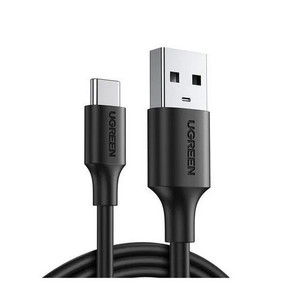 Кабель Ugreen US287 USB-A 2.0 - USB-C Cable Nickel Plating 1.5 м (60117) Black