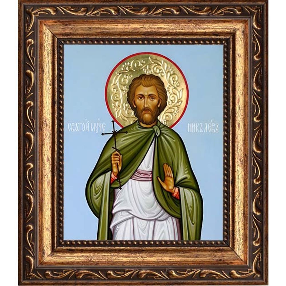 Лев Патарский мученик. Икона на холсте.