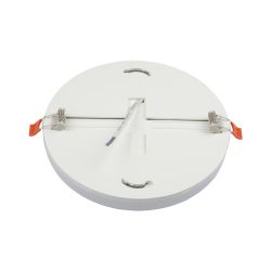 ULM-Q250 18W-4000K WHITE Светильник светодиодный встраиваемый-накладной. Белый свет 4000К. Корпус белый. ТМ Volpe.