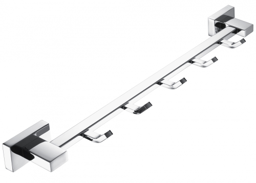 5016 Вешалка для полотенца с 5-ю крючками (ХРОМ) ViEiR  (30/1шт)