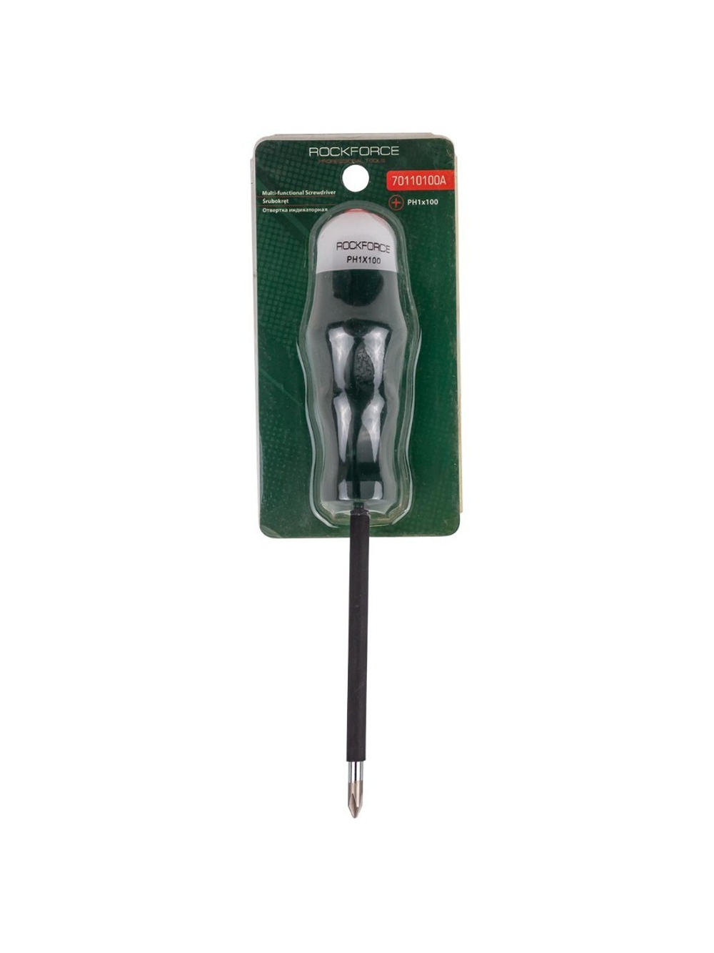 Отвертка индикаторная PH1x100 RockForce RF-70110100A