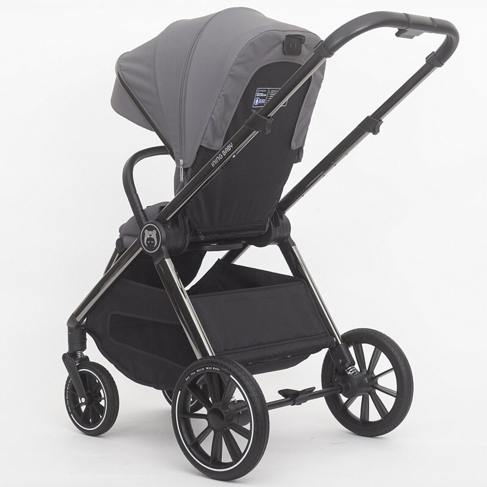 Детская коляска 2 в 1 Ining Baby KR 345 pro grey