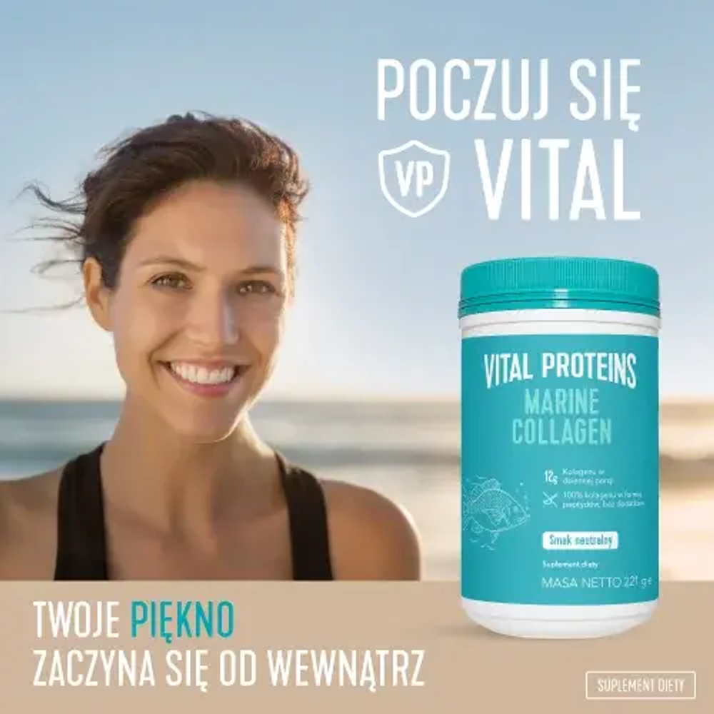 Vital Proteins Морской коллаген Рыбный коллаген - нейтральный вкус, 221 г