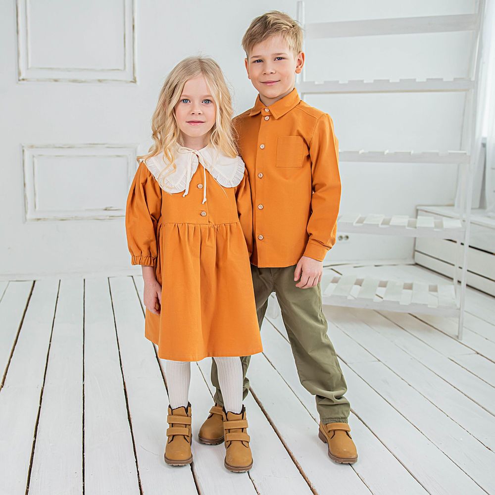 Воротник с рюшами "Молоко"