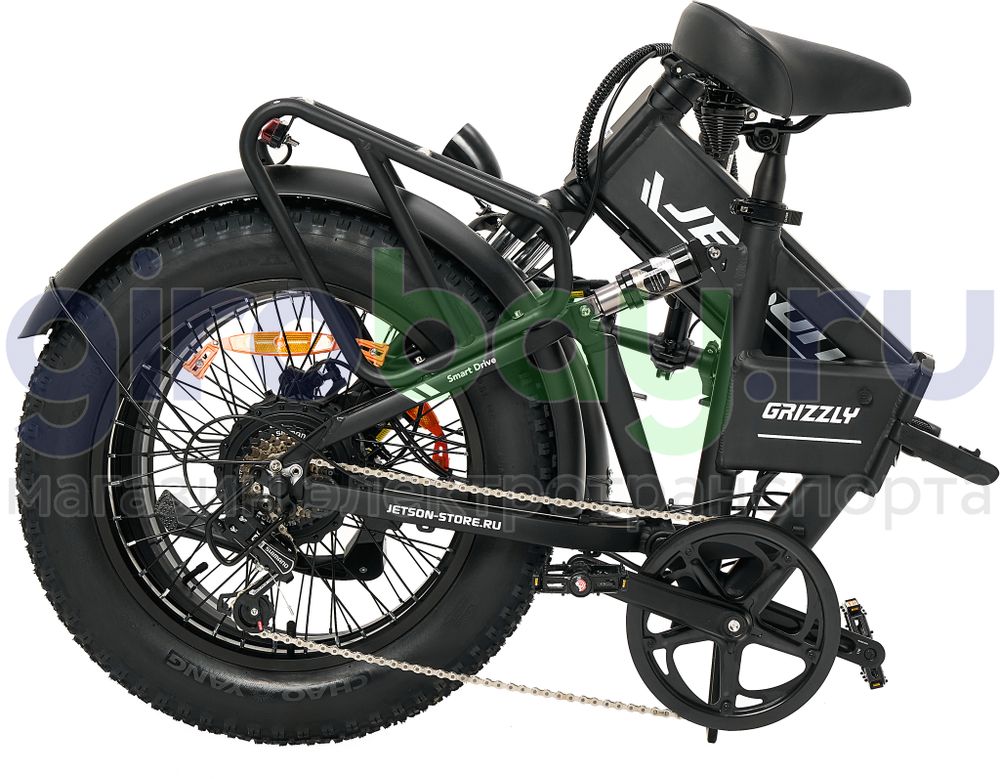 Электровелосипед Jetson GRIZZLY 1200w (48v15ah) - Чёрный фото №9