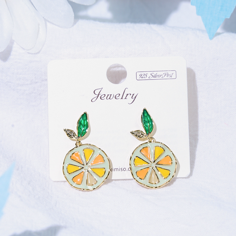 Набор сережек &quot;Sweet Orange&quot;