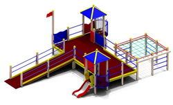 Детский игровой комплекс для детей с ограниченными возможностями