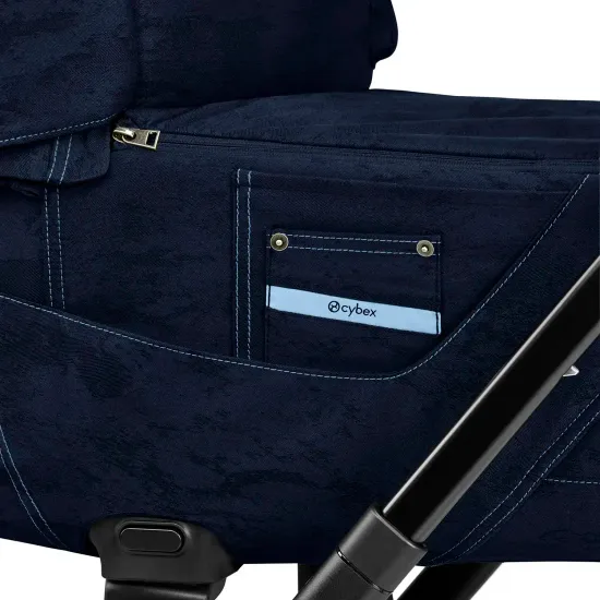 Коляска 2 в 1 Cybex Priam 4 Rebellious Luxury Denim Blue