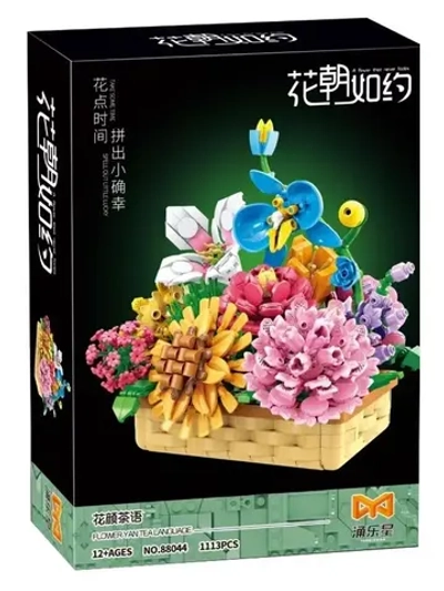 Конструктор Неувядающие цветы 1113 деталей 88044