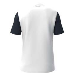 Футболка для мальчика теннисная Head Boys Club 25 Tech - navy/wh