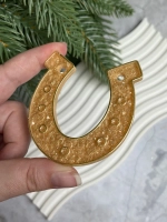 Новогодняя елочная игрушка Подкова