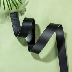 Ременная заготовка Prima Black (3,0+ мм), цв. Черный