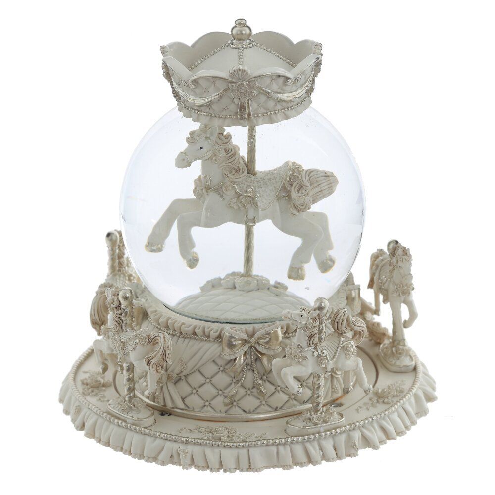 GAEM Фигурка декоративная в стекл шаре "Карусель" (ключ,муз, движ), D 10 см, L15 W15 H17,5 см