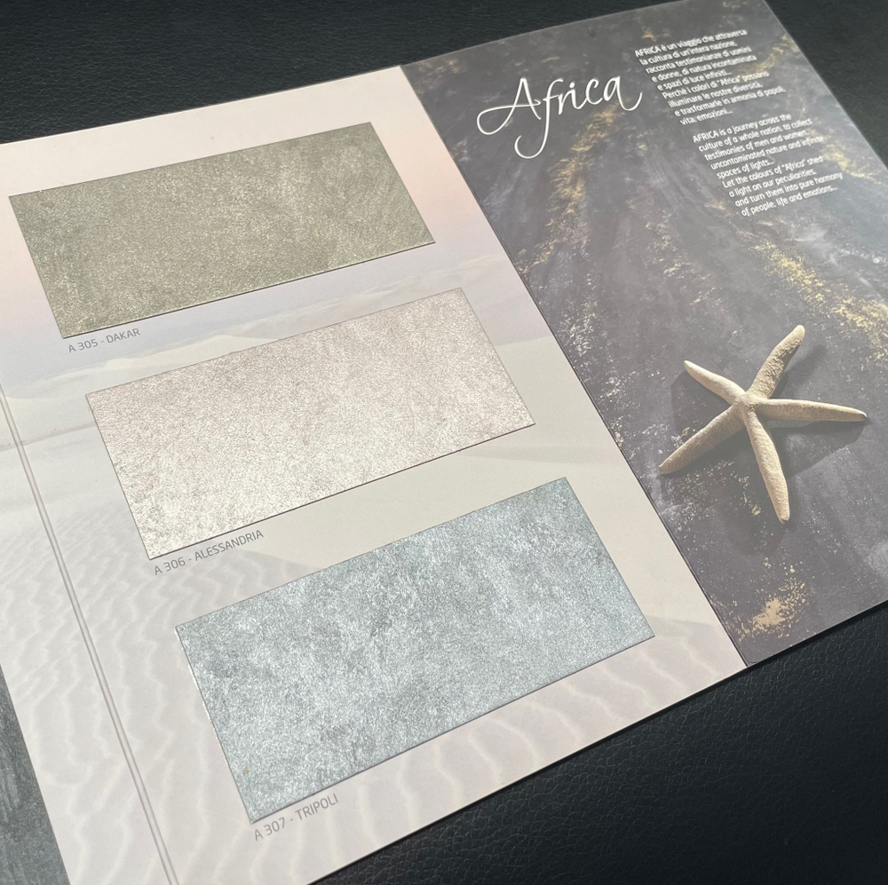 Краска с эффектом яркого металлика Novacolor Africa