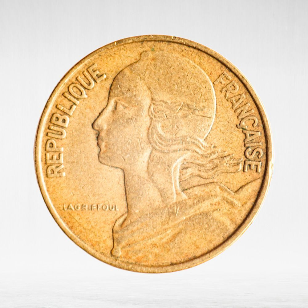 France, 10 Centimes 1963, VF