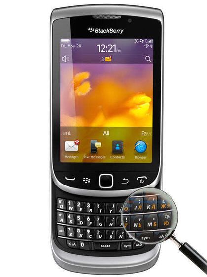 BlackBerry Torch 9810 слайдер