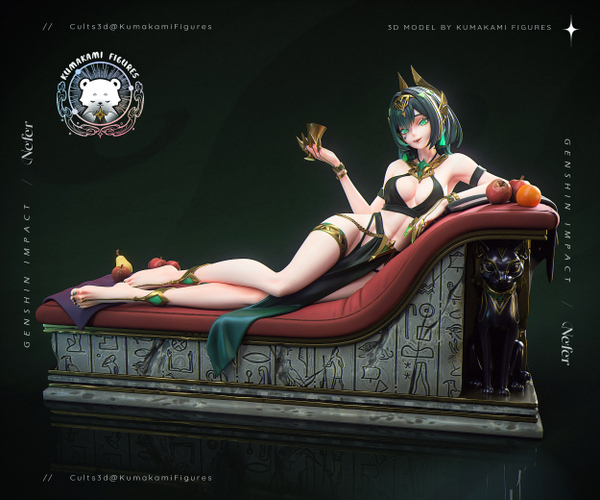Фигурка Nefer геншин импакт