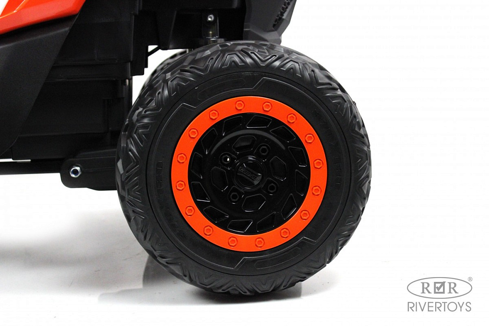 Детский электромобиль RiverToys BRP Can-Am Maverick Y111YY оранжевый